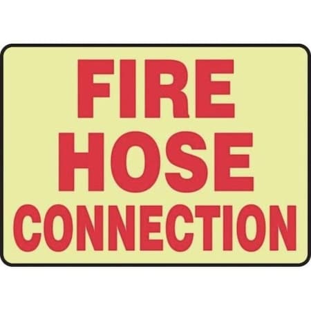 Accuform GLOWINTHEDAR K SAFETY SIGN FIRE HOSE MLFX512GF